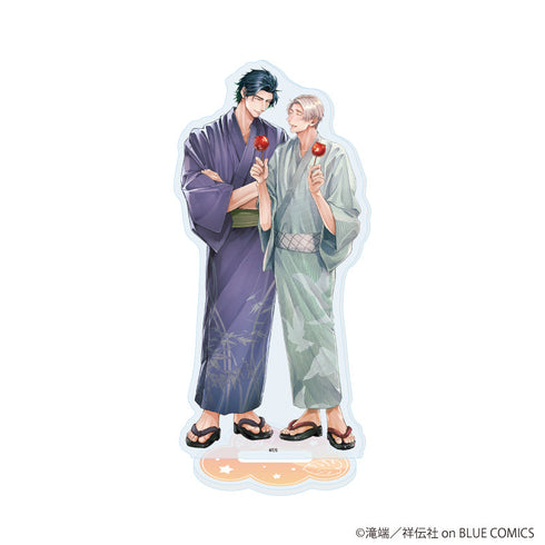 『滝端先生』アクリルスタンド01/「社会人カップルのSummer Vacation」BLフェア(描き下ろしイラスト)