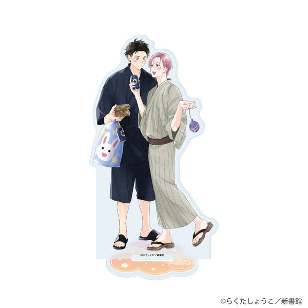 『らくたしょうこ先生』アクリルスタンド01/「社会人カップルのSummer Vacation」BLフェア(描き下ろしイラスト)