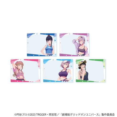 『グリッドマンユニバース』アクリルカード19/スポーツウェアver. コンプリートセット(全5種)(描き下ろしイラスト)