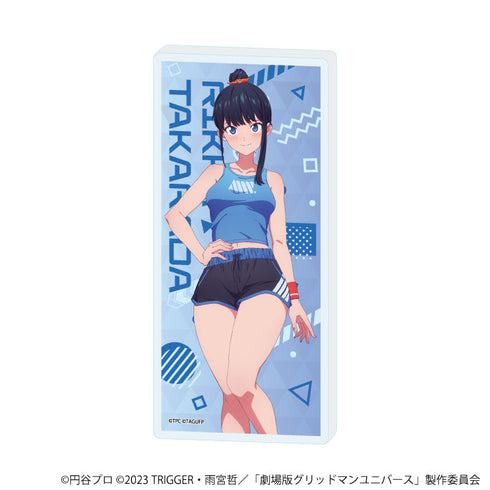 『グリッドマンユニバース』ミニアクリルブロック01/宝多六花 スポーツウェアver.(描き下ろしイラスト)