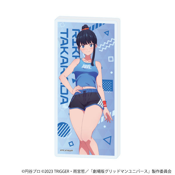 『グリッドマンユニバース』ミニアクリルブロック01/宝多六花 スポーツウェアver.(描き下ろしイラスト)