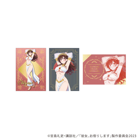 『彼女、お借りします』L版ブロマイド3枚セット01/水原千鶴 女神ver.(描き下ろしイラスト)
