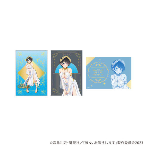 『彼女、お借りします』L版ブロマイド3枚セット03/更科瑠夏 女神ver.(描き下ろしイラスト)