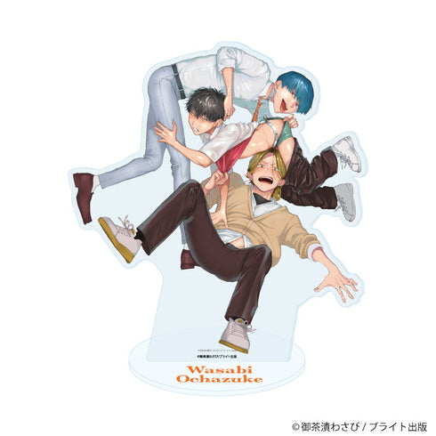 『御茶漬わさび 5th Anniversary』アクリルスタンド02/最強ヤンキーがオメガなわけない!(公式イラスト)