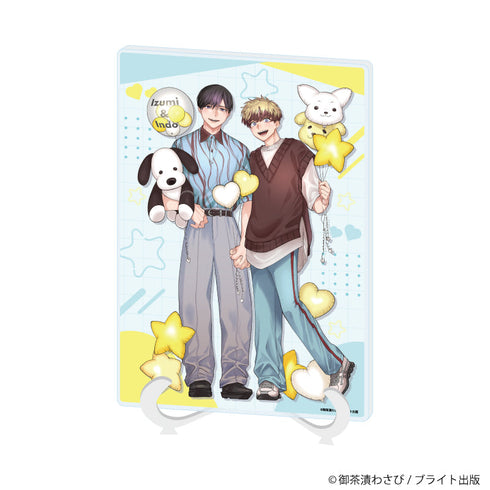 『御茶漬わさび 5th Anniversary』アクリルアートボード(A5サイズ)01/出水奏斗&犬童柚陽(描き下ろしイラスト)