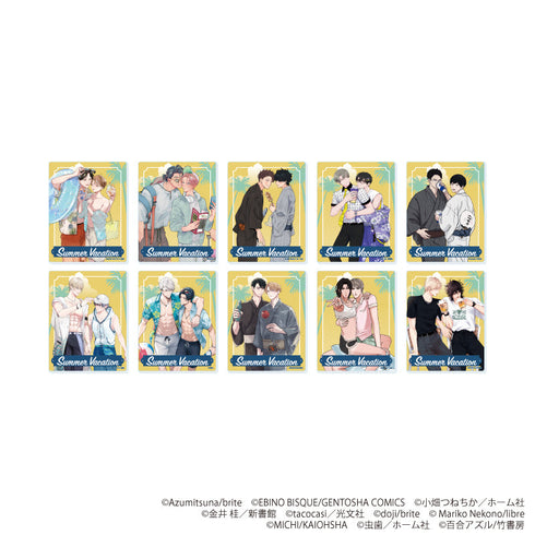 『社会人カップルのSummer VacationBLフェア』アクリルカード04/コンプリートセット(全10種)(描き下ろしイラスト)