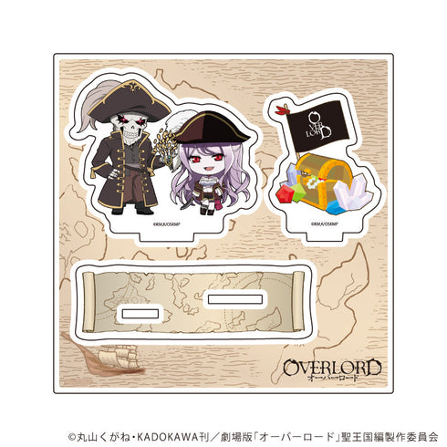 『オーバーロード』アクリルスタンドプレート02/アインズ&シャルティア トレジャーver.(ミニキャライラスト)
