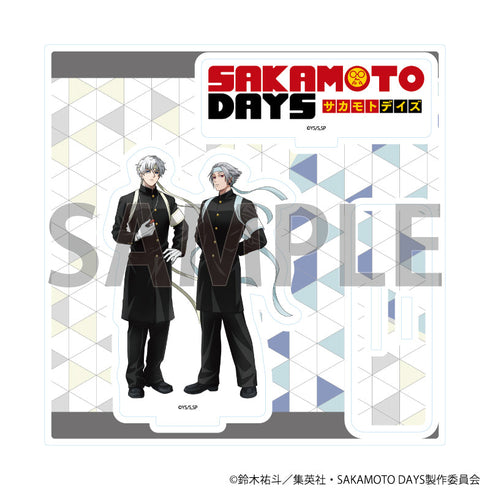 『SAKAMOTO DAYS』アクリルスタンドプレート05/X(スラー)&楽 応援団ver.(描き下ろしイラスト)