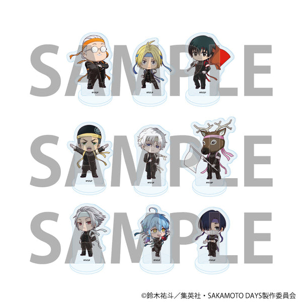 『SAKAMOTO DAYS』アクリルぷちスタンド08/応援団ver. コンプリートセット(全9種)(ミニキャライラスト)