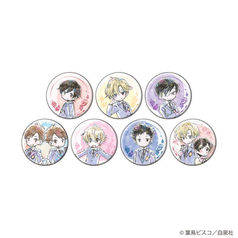 『桜蘭高校ホスト部』ホログラム缶バッジ(65mm)01/制服ver. コンプリートセット(全7種)