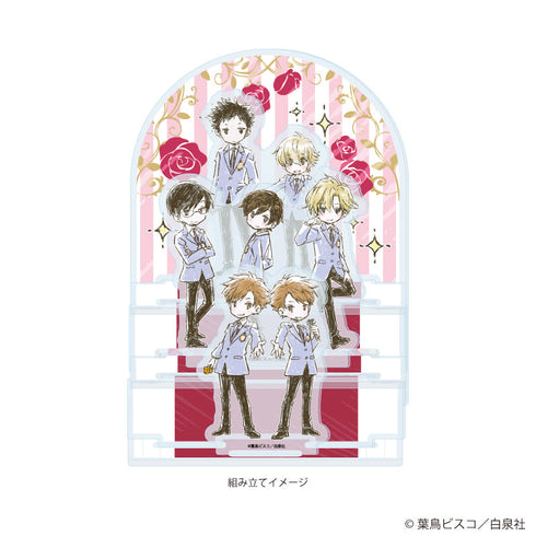 『桜蘭高校ホスト部』アクリルジオラマ01/集合デザイン 制服ver.