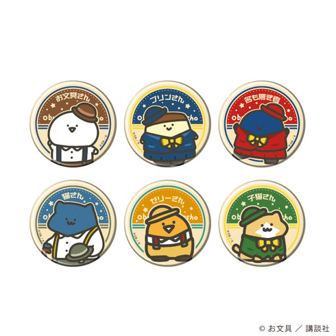 『お文具といっしょ』缶バッジ21/レトロデパートver. ブラインド(全6種)(描き下ろしイラスト)【BOX】【202608再販】