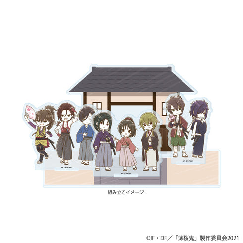 『薄桜鬼』アクリルジオラマ01/集合デザイン(グラフアートイラスト)