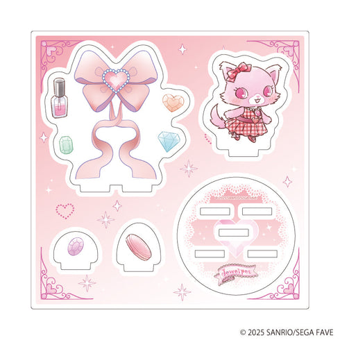 『ジュエルペット』アクリルスタンドプレート 03/ガーネット(グラフアートイラスト)
