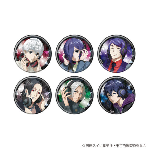 『東京喰種』ホログラム缶バッジ(57mm)03/ブラインド(全6種)(描き下ろしイラスト)【BOX】【202608再販】