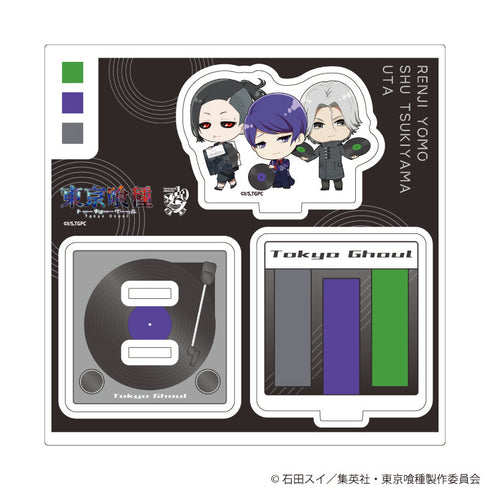『東京喰種』アクリルスタンドプレート06/月山&ウタ&四方(ミニキャライラスト)【202608再販】