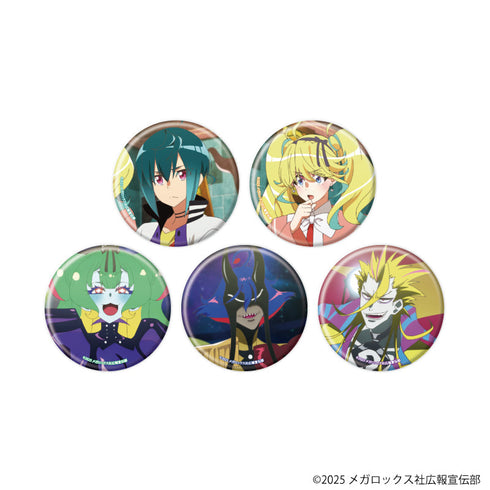 『ネクロノミ子のコズミックホラーショウ』缶バッジ」01/コンプリートセット(全5種)(場面写イラスト)