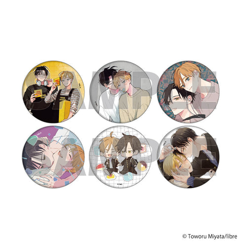 『君に注ぐ100dB』缶バッジ01/ブラインド(全6種)(公式&描き下ろしイラスト)【BOX】【202609再販】