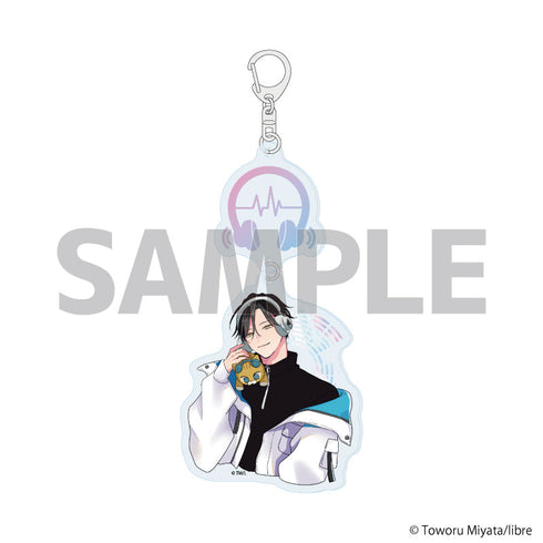 『君に注ぐ100dB』連結アクリルキーホルダー02/唄川孝宏(公式イラスト)