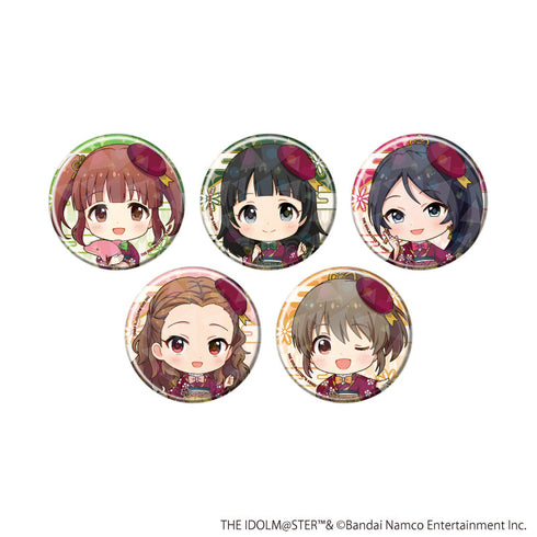 『アイドルマスターシリーズ』ホログラム缶バッジ(57mm)03/アイドルマスター シンデレラガールズ コンプリートセット(全5種)(ミニキャライラスト)