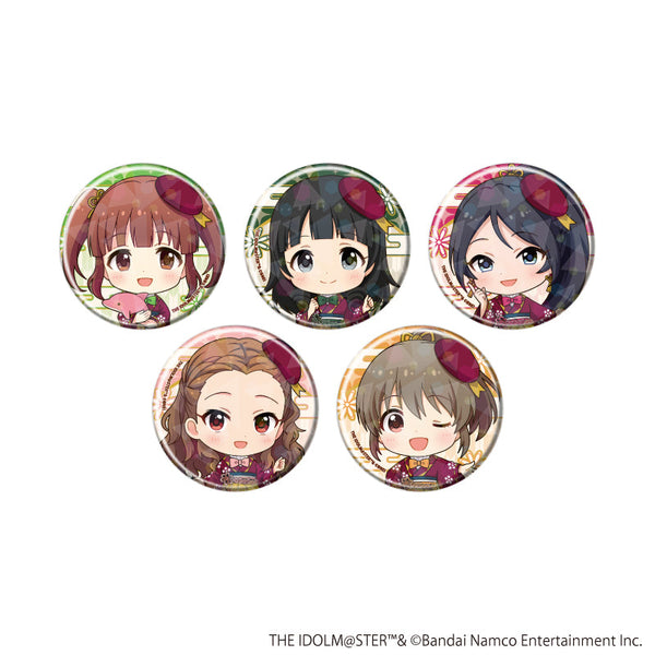 『アイドルマスターシリーズ』ホログラム缶バッジ(57mm)03/アイドルマスター シンデレラガールズ コンプリートセット(全5種)(ミニキャライラスト)