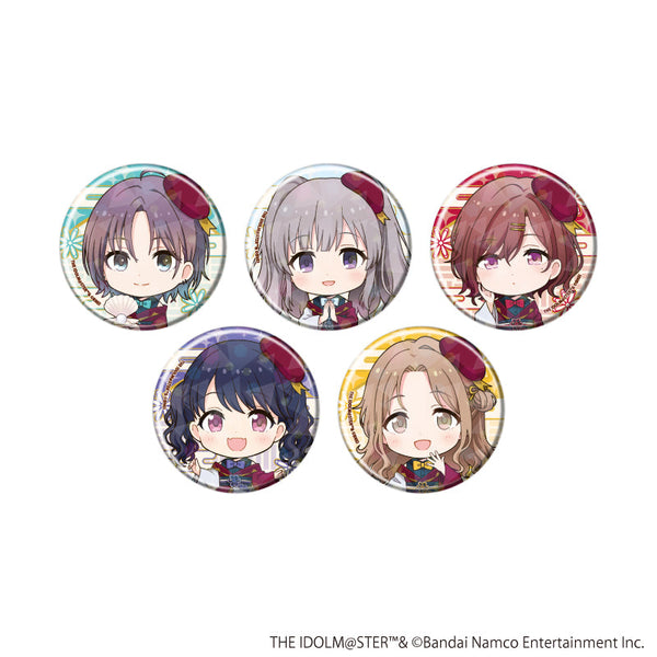 『アイドルマスターシリーズ』ホログラム缶バッジ(57mm)06/アイドルマスター シャイニーカラーズ コンプリートセット(全5種)(ミニキャライラスト)