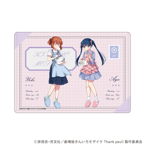 『きんいろモザイク Thank you!!』キャラクリアケース02/綾・陽子バースデーver.(描き下ろしイラスト)