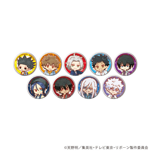 『家庭教師ヒットマンREBORN!』缶バッジ70/コンプリートセット(全9種)(レトロアートイラスト)