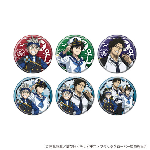『ブラッククローバー』缶バッジ20/マリンver. ブラインド(全6種)(描き下ろしイラスト)【BOX】【202608再販】