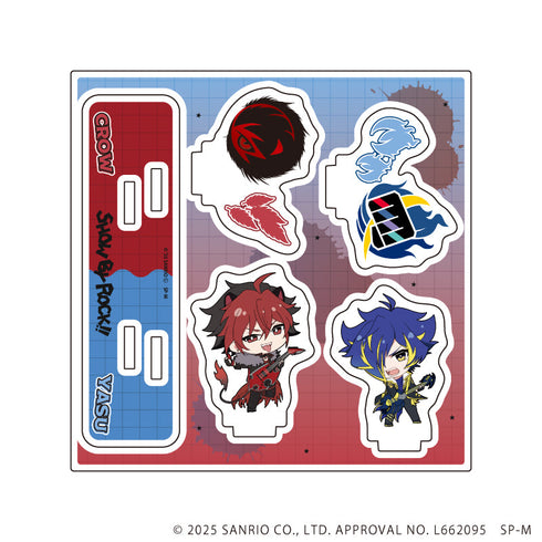 『SHOW BY ROCK!!』アクリルスタンドプレート59/対バンver. クロウ&ヤス(ミニキャライラスト)