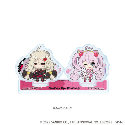 『SHOW BY ROCK!!』アクリルスタンドプレート61/対バンver.ロージア&アイレーン(ミニキャライラスト)