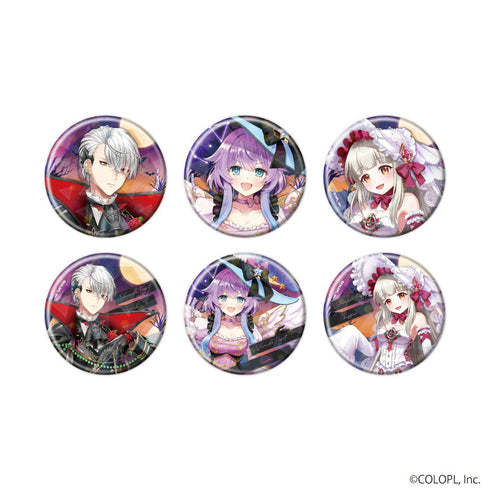 『白猫プロジェクト』ホログラム缶バッジ(57mm)01/ハロウィンver. コンプリートセット(全6種)(描き下ろしイラスト)