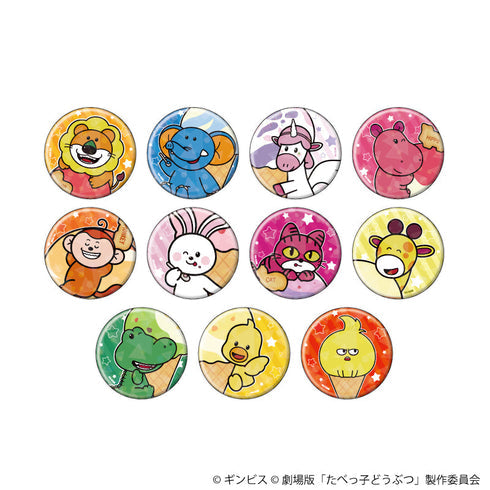 『たべっ子どうぶつ THE MOVIE』ホログラム缶バッジ(57mm)03/ブラインド(全11種)(描き起こしイラスト)【BOX】【202608再販】