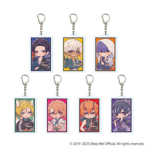 『Obey Me! Nightbringer』アクリルキーホルダー15/百鬼夜行ver. ブラインド(全7種)(レトロアートイラスト)【BOX】【202608再販】