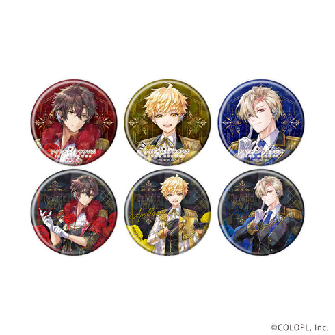 『クイズRPG 魔法使いと黒猫のウィズ』ホログラム缶バッジ(57mm)01/アイドルωクラウンズ コンプリートセット(全6種)(描き下ろしイラスト)