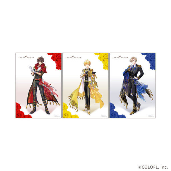 『クイズRPG 魔法使いと黒猫のウィズ』L版ブロマイド3枚セット01/A(描き下ろしイラスト)