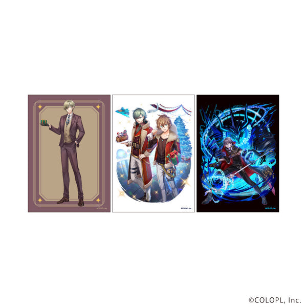 『クイズRPG 魔法使いと黒猫のウィズ』L版ブロマイド3枚セット02/B(公式イラスト)