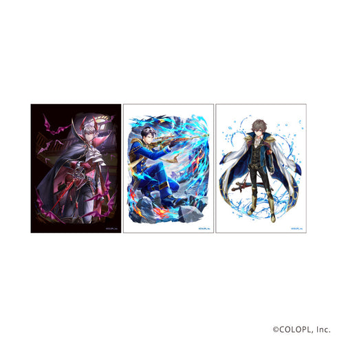 『クイズRPG 魔法使いと黒猫のウィズ』L版ブロマイド3枚セット04/D(公式イラスト)