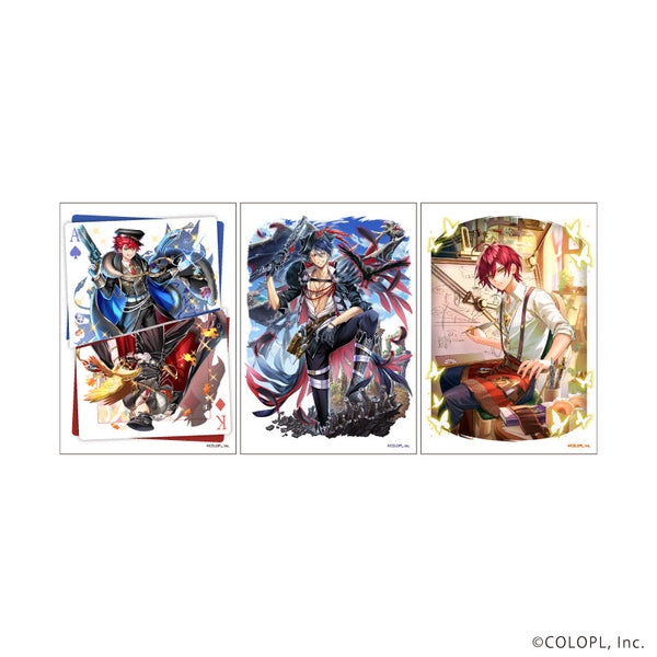 『クイズRPG 魔法使いと黒猫のウィズ』L版ブロマイド3枚セット06/F(公式イラスト)