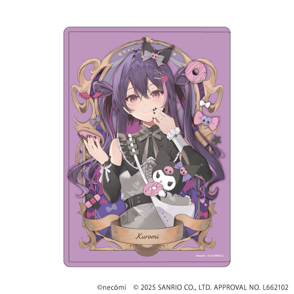 『necomi×サンリオキャラクターズ』キャラクリアケース01/クロミ(コラボイラスト)