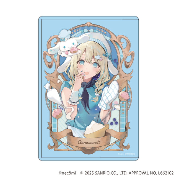 『necomi×サンリオキャラクターズ』キャラクリアケース02/シナモロール(コラボイラスト)