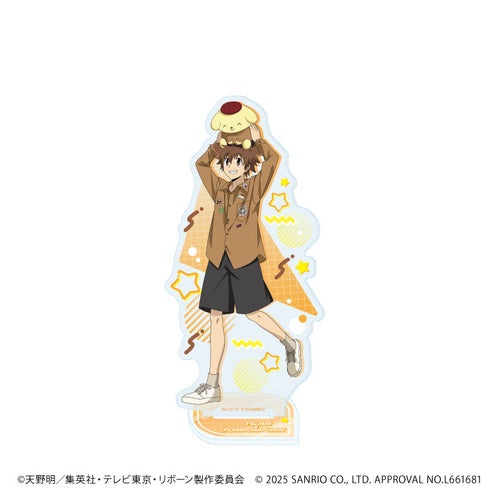 『家庭教師ヒットマンREBORN!×SANRIO CHARACTERS』アクリルスタンド40/沢田綱吉×ポムポムプリン(コラボイラスト)【202608再販】
