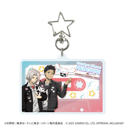 『家庭教師ヒットマンREBORN!×SANRIO CHARACTERS』星型ナスカン付きデカアクリルキーホルダー02/Bver.(コラボイラスト)【202608再販】
