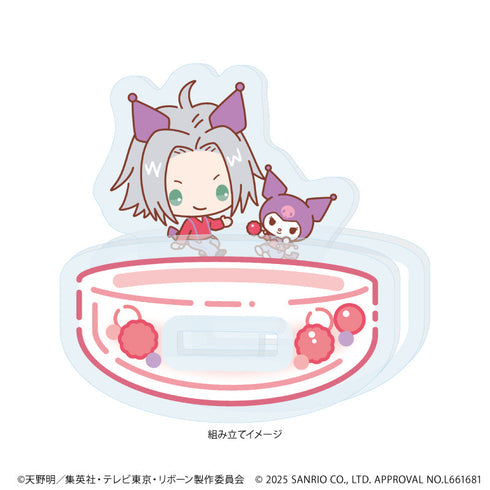 『家庭教師ヒットマンREBORN!×SANRIO CHARACTERS』ゆらゆらアクリルスタンド03/獄寺隼人×クロミ(コラボイラスト)【202608再販】