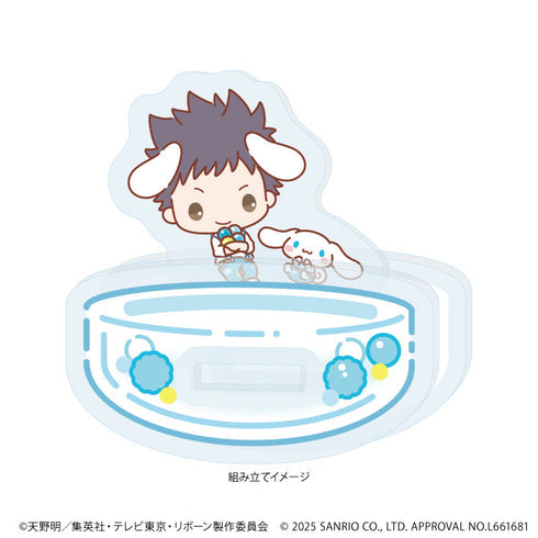 『家庭教師ヒットマンREBORN!×SANRIO CHARACTERS』ゆらゆらアクリルスタンド04/山本武×シナモロール(コラボイラスト)【202608再販】