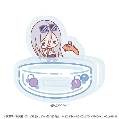 『家庭教師ヒットマンREBORN!×SANRIO CHARACTERS』ゆらゆらアクリルスタンド09/スクアーロ×KIRIMIちゃん.(コラボイラスト)【202608再販】