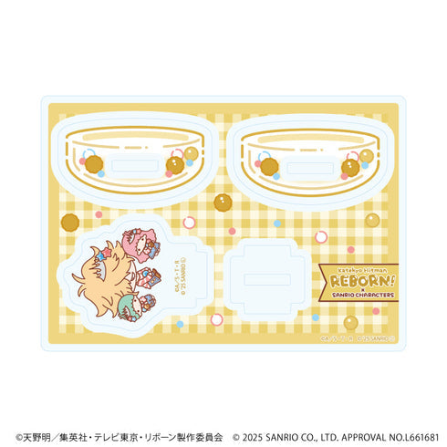 『家庭教師ヒットマンREBORN!×SANRIO CHARACTERS』ゆらゆらアクリルスタンド10/ベルフェゴール×リトルツインスターズ(コラボイラスト)【202608再販】