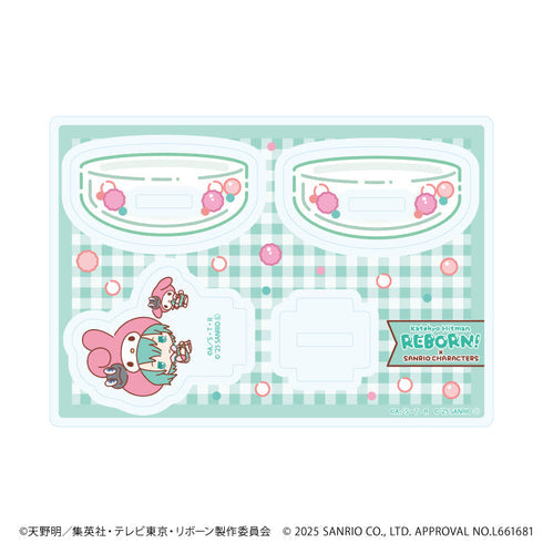 『家庭教師ヒットマンREBORN!×SANRIO CHARACTERS』ゆらゆらアクリルスタンド11/フラン×マイメロディ(コラボイラスト)【202608再販】