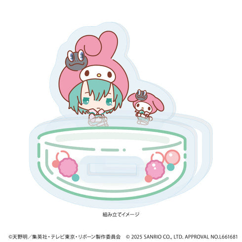 『家庭教師ヒットマンREBORN!×SANRIO CHARACTERS』ゆらゆらアクリルスタンド11/フラン×マイメロディ(コラボイラスト)【202608再販】
