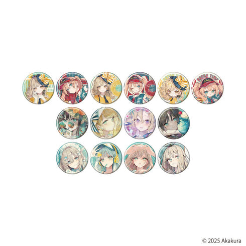 『赤倉個展BREAK TIME』ホログラム缶バッジ(57mm)01/ブラインド(全14種)(公式&描き下ろしイラスト)【BOX】【202610再販】